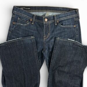 Citizens of Humanity Ingrid Low Waist Flare Jeans Dark Wash Stretch Size 29